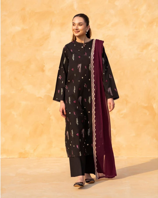 Afshah Embroiderd 3pcs