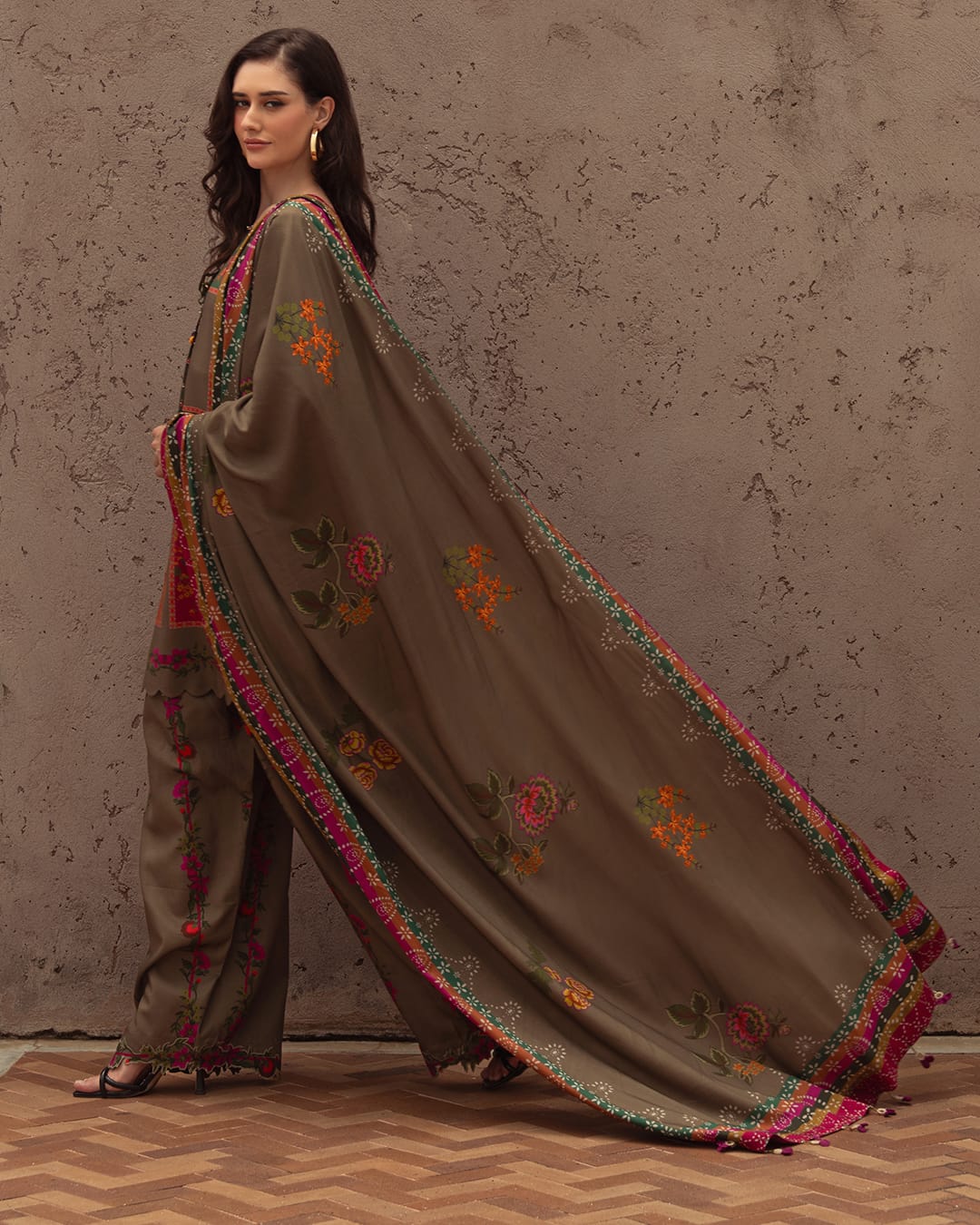 Zunaira Printed 3pc dress